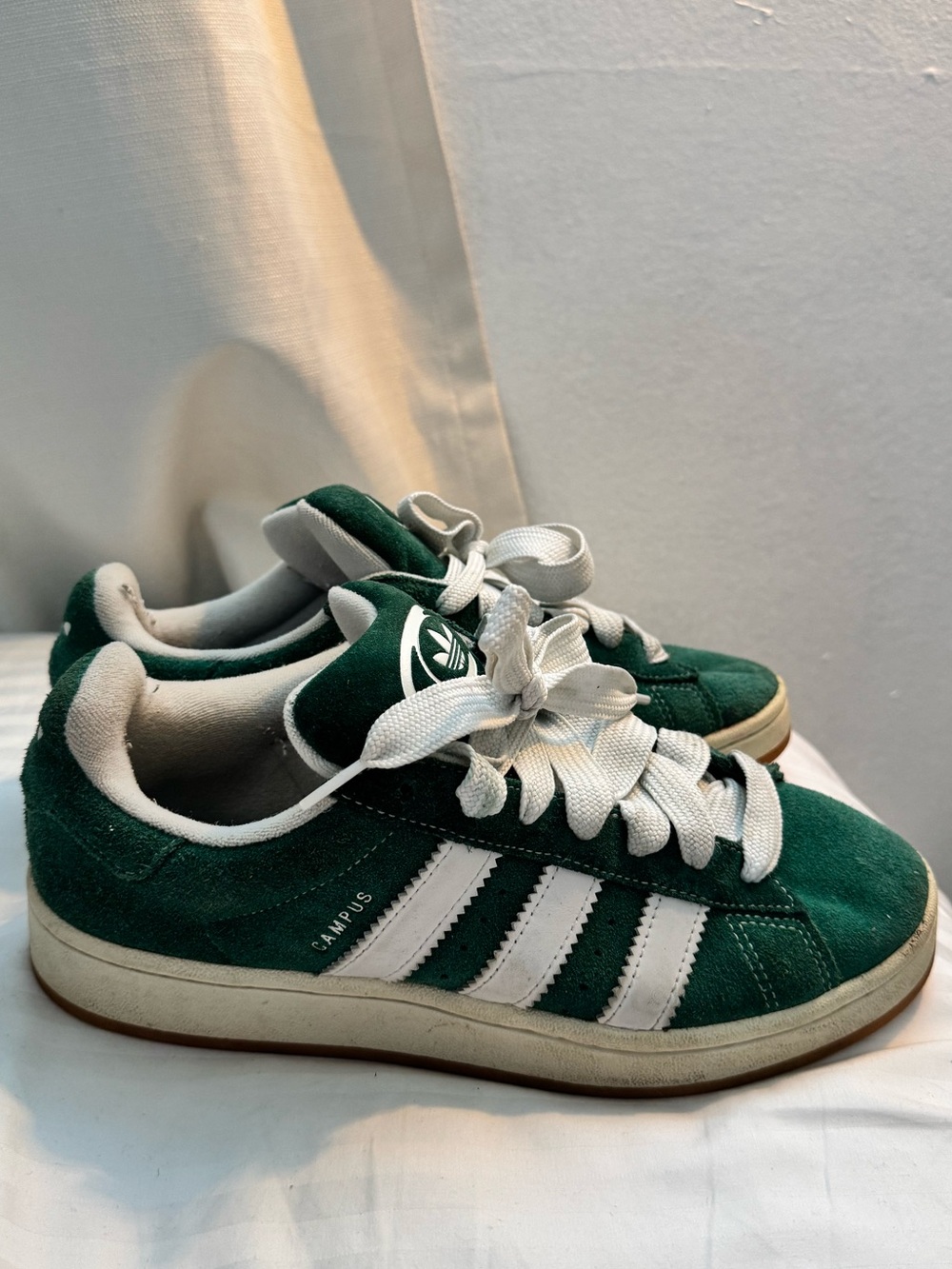 Adidas Campus Suede Sneakers in Green